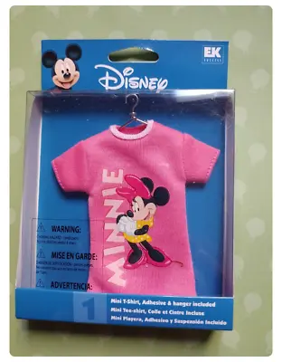 Disney Minnie Mouse Mini T-Shirt - Adhesive & Hanger Included • £9.75