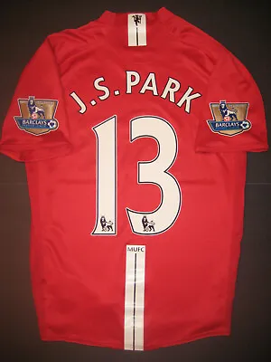 2007-2009 Nike Manchester United J. S. Park Ji Sung Home Jersey Shirt Kit Korea • $359.99