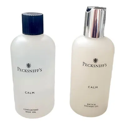£13.80 • Buy Pecksniff's Aromatherapy  Body Oil  CALM  + Shower Gel CEDARWOOD,  MANDARIN