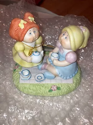 1984 Cabbage Patch Kids   Tea Party   Porcelain Figurine By Xavier Roberts • $14