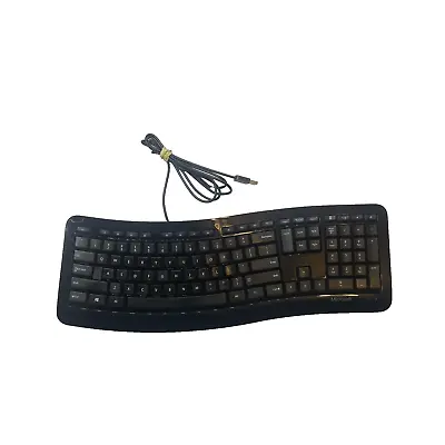Microsoft Comfort Curve 3000 USB Wired Keyboard For Business 1482 Blk 3XJ-00006 • $46.95