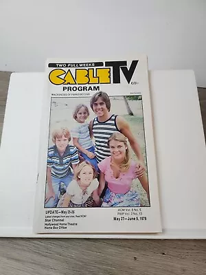 Vintage May-june 1979 Cable Tv Guide Paradise Cove Pittsburgh Edition. Rare  • $9.03