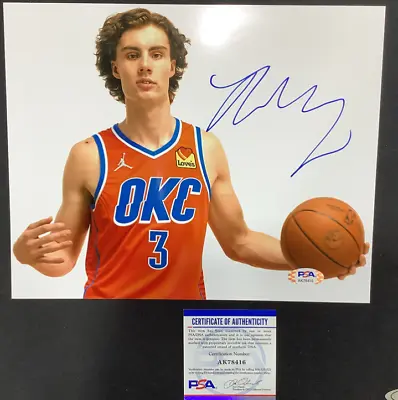 $199.95 • Buy Josh Giddey OKC Thunder Signed Autographed 8x10 Photo COA Auto PSA PSA/DNA