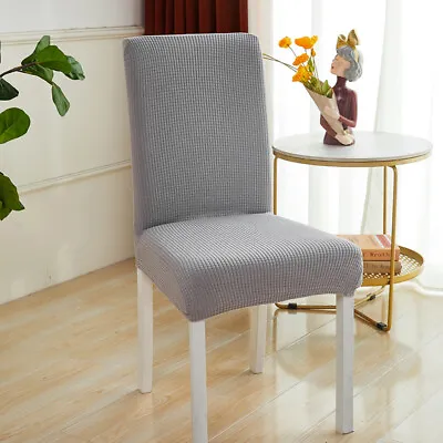 $11.99 • Buy Stretch Dining Chair Cover Seat Covers Spandex Washable Banquet Wedding Party AU