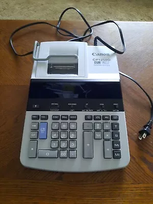 Canon 12 Digit 2 Color Calendar And Clock Calculator Printer CP 1250DWORKING • $24.95