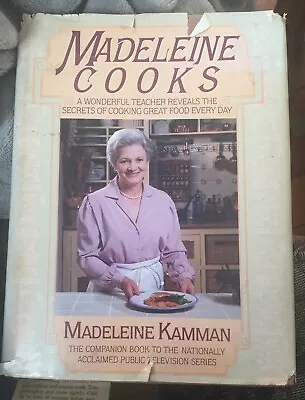 Madeleine Cooks By Madeleine Kamman (1986 Hardcover Dust Jacket Book) Illus. • $6.99