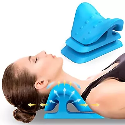 Neck Stretcher For Neck Pain Relief Neck And Shoulder Relaxer Cervical Traction • £0.99