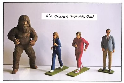 Bionic Woman Jamie Steve BIGFOOT 4 Piece Set 3D Print BONUS OSCAR GOLDMAN 1:24 • $125