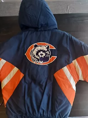 Vintage 90s Chicago Bears Pullover Jacket Men's XL EXCELLENT CONDITION. NO RIPS • $85