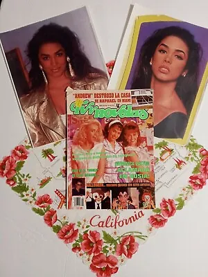 Vintage TvyNovelas Magazine Bibi Gaytan Lot Magazine And Fotos Lucia Mendez  • $31.98