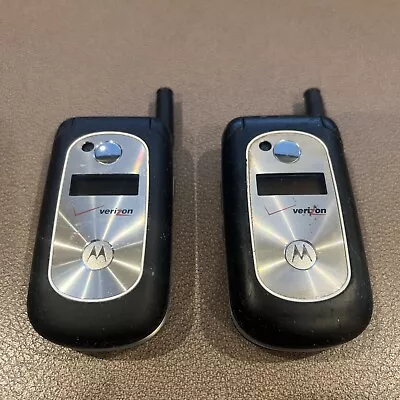 Motorola V325 Verizon Black - Parts Only - Untested. X2 • $12.76