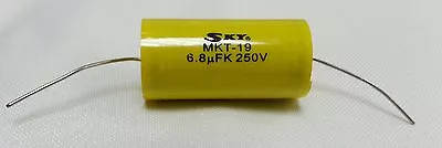 10 X 6.8uF 250V 6.8mfd Non Polarized Metal Polyester Audio Crossover Capacitor • $16.95