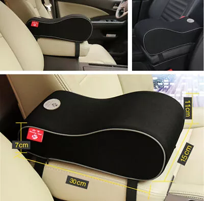 Comfortable Armrest Pad Car Auto Cushion Mat Covers Interior Parts Black Luxury • $25.64