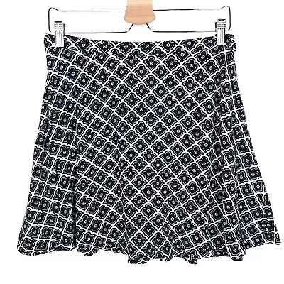 TIGERLILY 🌸 Sz 12 Navy Blue Printed Summer Casual Skirt • $23.50