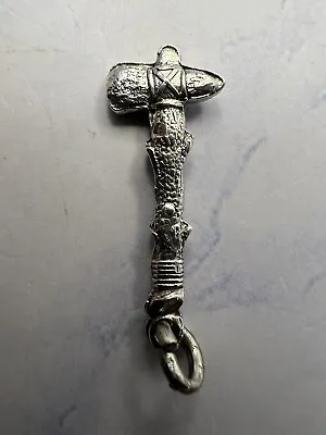 Vintage 925 Sterling Silver Native American Tomahawk Charm • $38.75