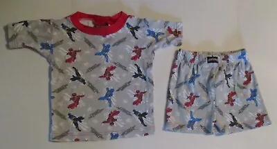 $14.99 • Buy Power Rangers Wild Force Vintage 2003 Kids Pajama Shorts & Shirt Set Youth 6