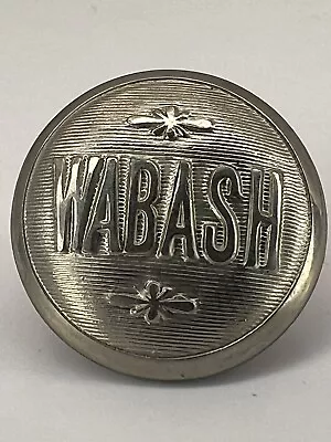 Vintage Wabash Railroad Uniform Button Waterbury • $9.99