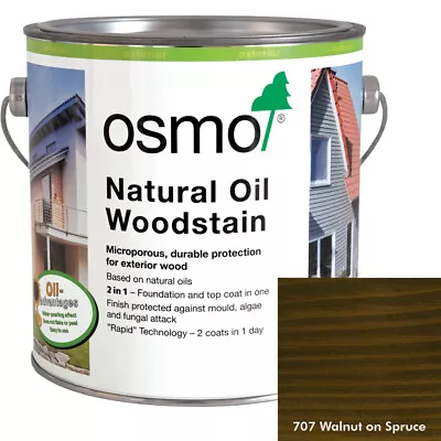 Osmo Natural Oil Woodstain 5ml Sachet 125ml 750ml & 2.5 Litres. In 19 Shades • £2.45