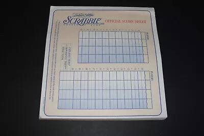 Vintage 1999 Scrabble Deluxe Edition Replacement Score Sheet Pad 41 Sheets • $13.99