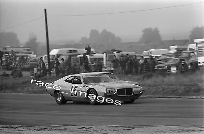 1972 NASCAR -- David Pearson #15 FORD At RIVERSIDE -- Racing B&W NEGATIVE #511 • $9.99