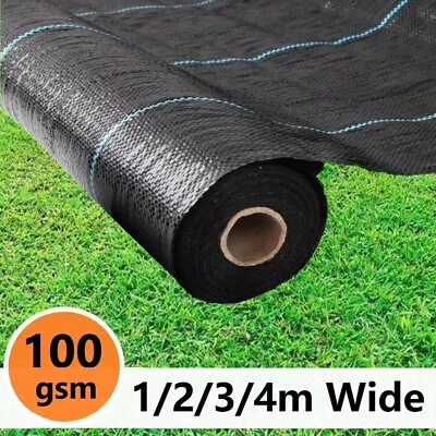 £7.21 • Buy Heavy Duty Garden Weed Control Fabric Weed Membrane Ground Cover Landscape Sheet
