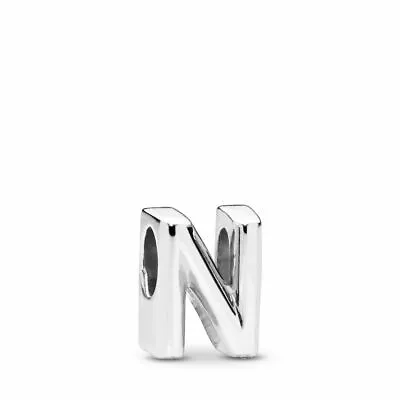PANDORA Charm Sterling Silver ALE S925 LETTER INITIAL N 797468 • $33.99