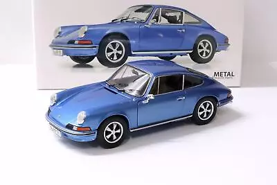 1:18 Schuco Porsche 911 S COUPE 1973 Blue Metallic • $118.38