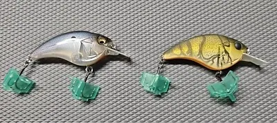 Megabass Sonicside Flatside Crankbait Lot🔥🔥🔥 Ghost Shiner & Green Craw❗️ • $28.50