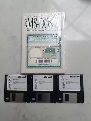 Microsoft MS-DOS 6.22 Plus Enhanced Tools Original Copy. • £25