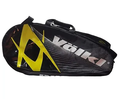 Volkl Team Raquet Mega Bag Yellow & Black Holds 6 Raquets EUC • $60