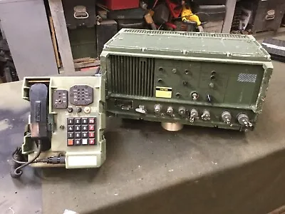 Military Radio Telephone Set Transceiver With Handset Unit. • $275