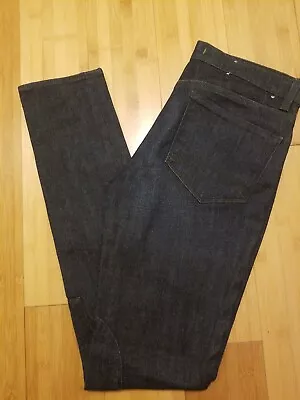J BRAND Women’s Dark  Blue Stretch Denim Cigarette Leg Skinny Jeans Made In USA • $19.99