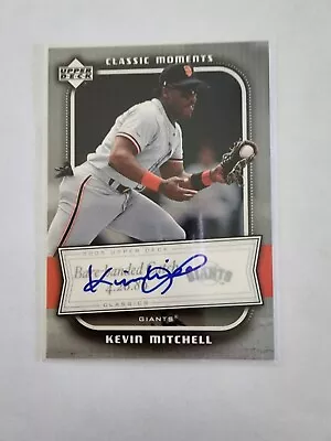 2005 Upper Deck Classic Moments Kevin Mitchell Auto • $9.99