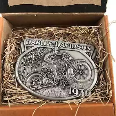 Harley Davidson Belt Buckle 1993 The Hillclimber 98489-94Z W/Original Box VTG • $64