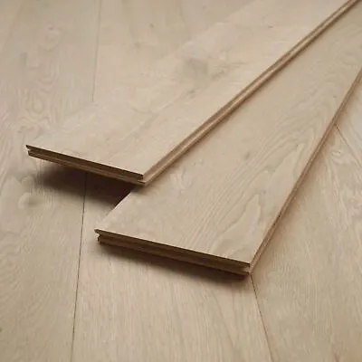 15CM Wide Real Oak Flooring For Underfloor Heating / Unfinished 15mm Boards ECH4 • £2.49