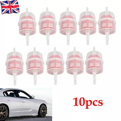 10Pcs Large Inline Fuel Filter HGV Forklift Plant Diesel Bio Commercial Veg Oil • £14.79