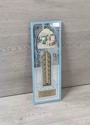 1952 Vernon Co. Newton Iowa Advertising Thermometer Church Advertising Mirrored • $24.99