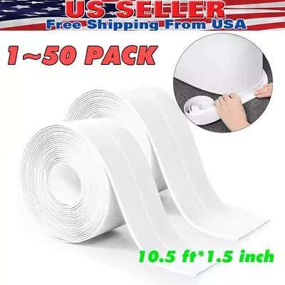 10.5FT PVC Self Adhesive Caulk Sealing Strip Tape For Kitchen Wall Sink Toilet • $111.09