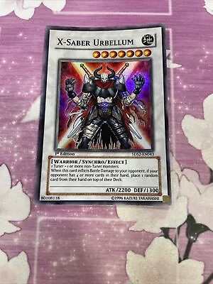 Yugioh 1st Edition 5DS2-EN043  X-Saber Urbellum NM • $4.99