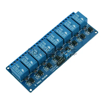 DC 5V 12V 4/8 Channel Relay Module With Optocoupler Insulation High Level Trigger • $4.12