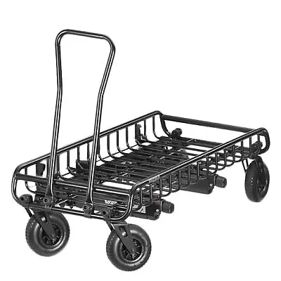 Yakima EXO WarriorWheels Sturdy Heavy Duty Aluminum Cargo Basket Cart Kit Black • $148.95