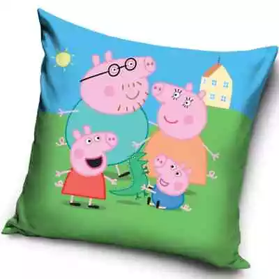 Filled Cushion Peppa Pig Complete Home Sofa Decor Cushions With Covers • £10.99