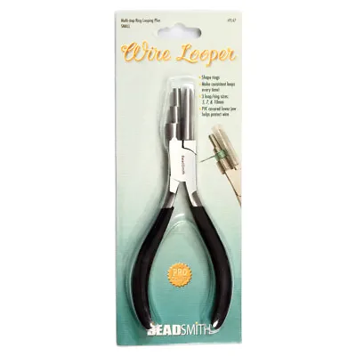 £17.03 • Buy BeadSmith® Small Multi-Step Wire Looper 5-7-10mm Barrels Wrap & Tap Pliers