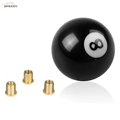 #8 Billiard Ball Round Car Manual Gear Shift Knob Universal Shifter Lever Cover • $10.88