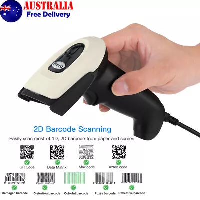 Eyoyo Wireless 2D Barcode Scanner Adjustable Stand Bluetooth 1D QR Code Reader • $59.85