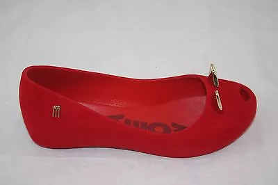 New Girls 31724 Melissa Ultragirl Cat Inf 01371 Red Flat Slip-on Msrp$89.95 • $59.99