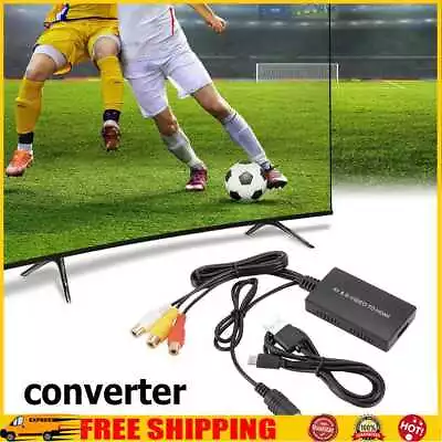 £9.71 • Buy RCA AV S-Video To HDMI-compatible Converter Audio Video Adapter For DVD HDTV STB