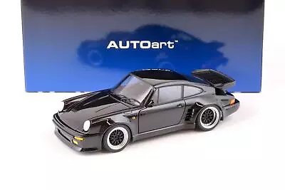 1:18 AUTOart Porsche 911(930) Turbo Wangan Midnight   Blackbird   Dark Blue • $529.40