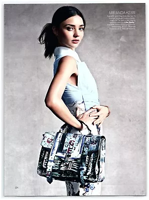 Model Miranda Kerr Altuzarra Dress Proenza Schouler Bag Magazine CLIPPING Photo • $11.50