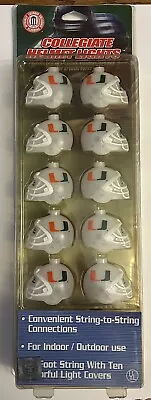 Miami Hurricanes Vintage Collegiate Helmet String Lights Indoor / Outdoor • $9.99